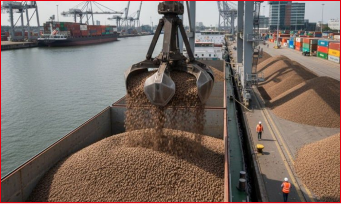 Grain cargo loading operations
